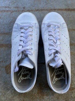 Adidas Stan Smith Mens Sneaker 6 White Leather Slip-On Mule Shoes