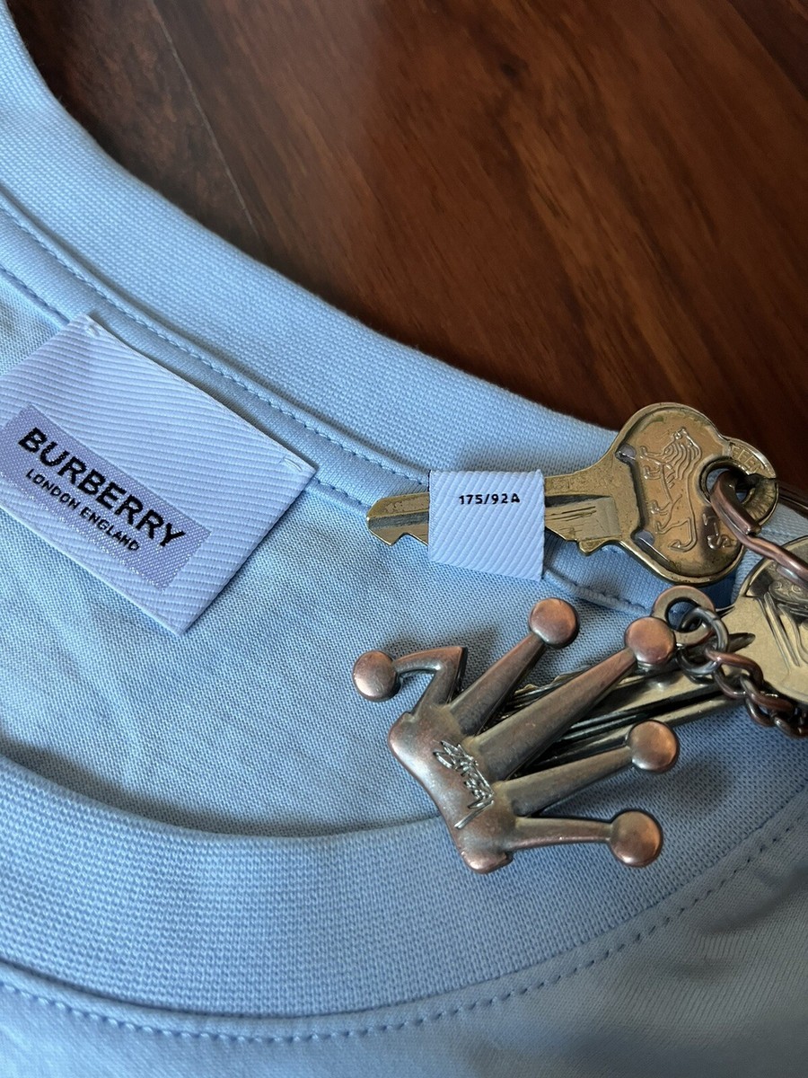 Burberry Monogram Embroidered Logo New T Shirt M | eBay