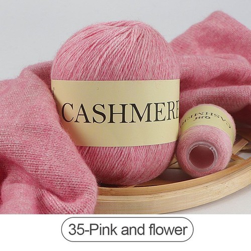 Filato per maglieria in cashmere morbido colorato 3 strati assorbimento sudore casa fai da te artigianato - Foto 33 di 62