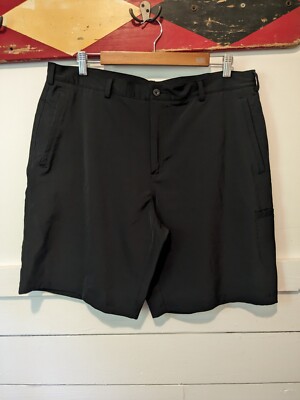 Nike Team Mens Shorts Dri Fit Mens 38 Cargo Black Stretch Quick