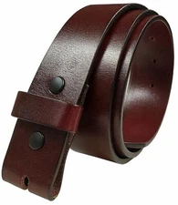 BS055 Replacement Belt Strap Genuine Full Grain Leather Belt 1-3/8"(35mm) wide