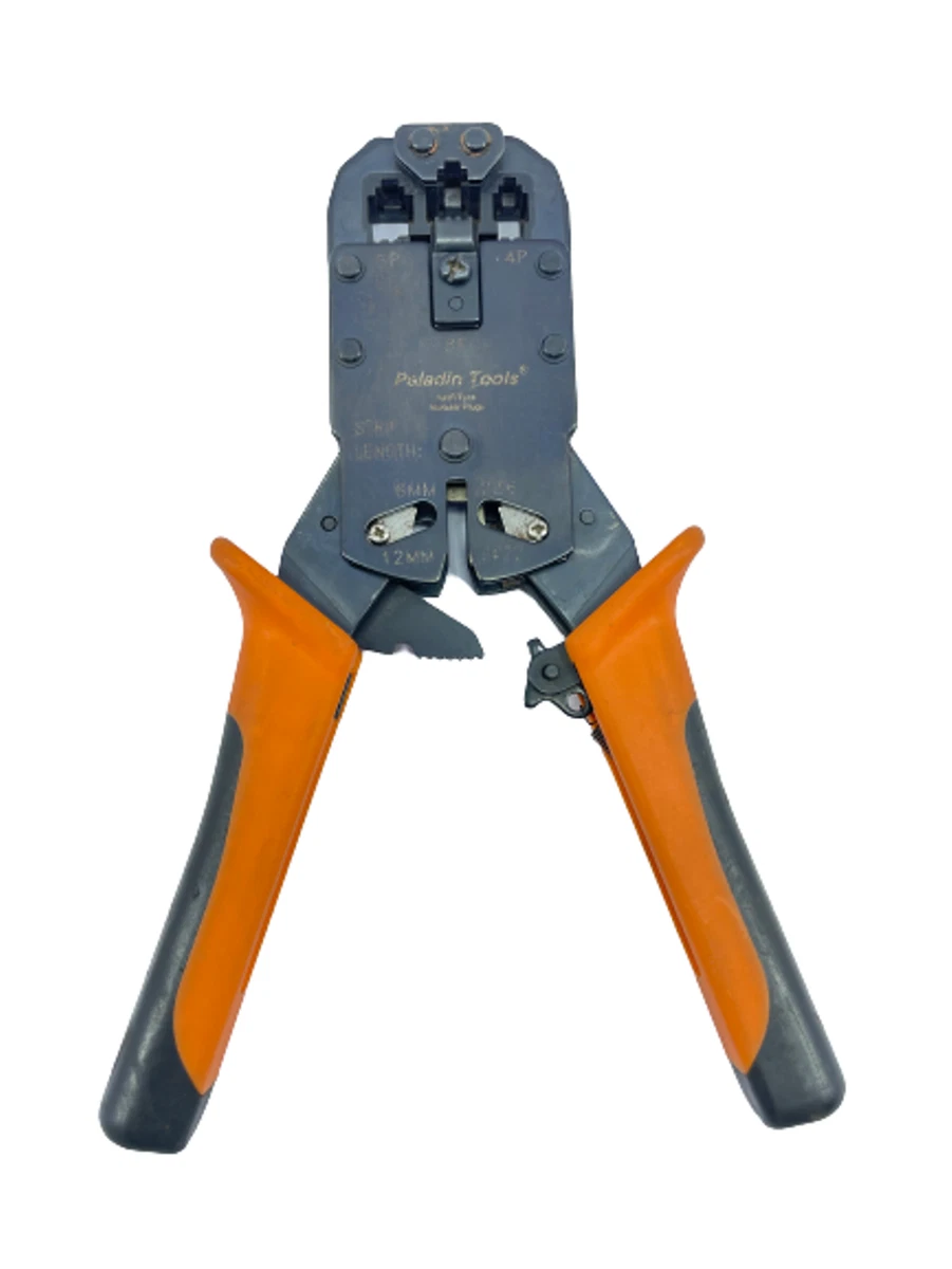 Paladin Tools 6P 8P 4P 1530R Crimper Telephone Tool AMP Tyco Modular Plug