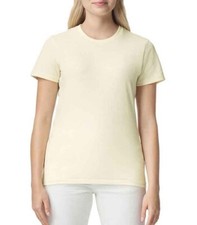 Ladies Cotton T-Shirt Gildan Short Sleeve Womans Heavy Tee Shirt