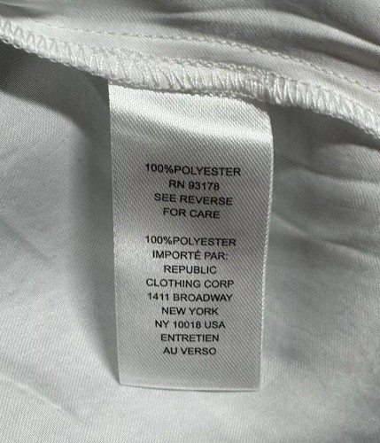 Chelsea & Theodore Silky Excellent Neck Tie Blouse White Women's Size Large - Picture 5 of 8