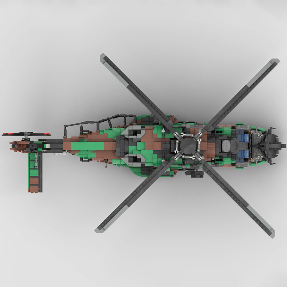 MOC-155624 NH-90 Tactical Transport Helicopter with Rotor System