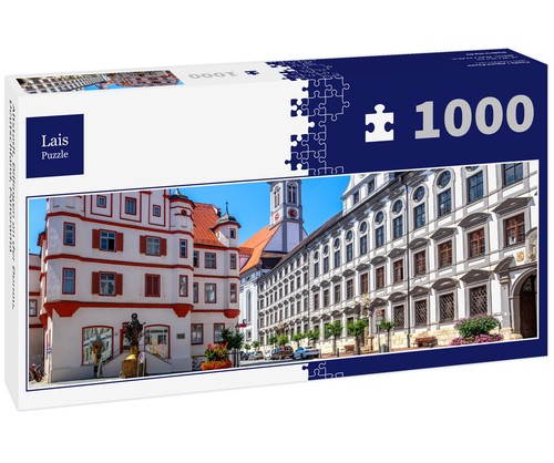 Lais Puzzle Magdeburg 2000 Teile – Panorama-Stadtansicht Mit Elbe-Spiegelung Bei Sonnenuntergang