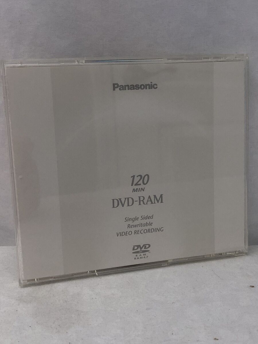 Genuine Panasonic DVD RAM 4.7 GB 120 Min Single Sided