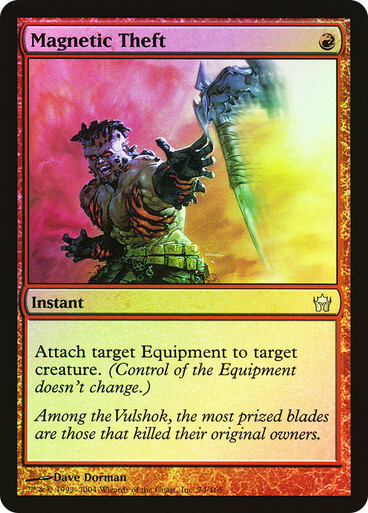 Magic The Gathering MTG MAGNETIC THEFT FOIL Fifth Dawn NM Near Mint