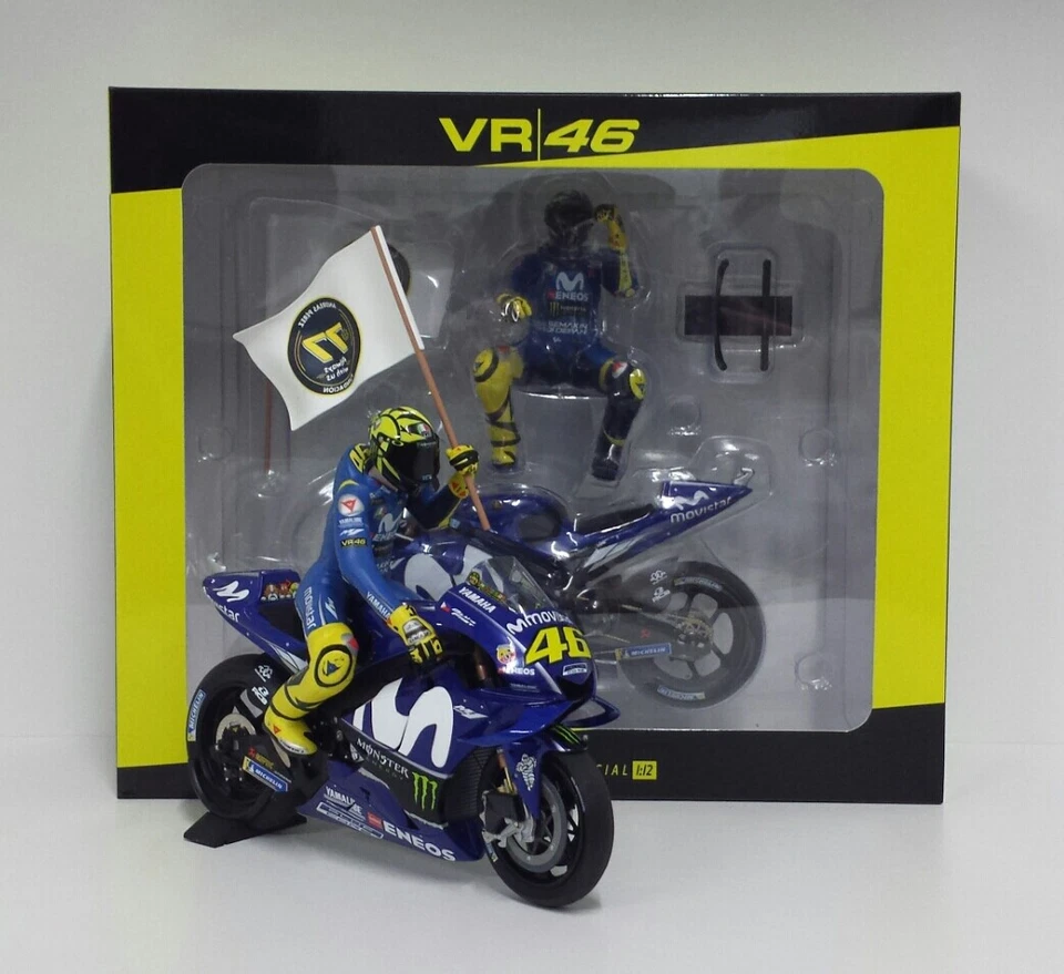 MINICHAMPS - 122183246 YAMAHA - YZR-M1 TEAM MOVISTAR N 46 CATALUNYIA MOTOGP AVEC