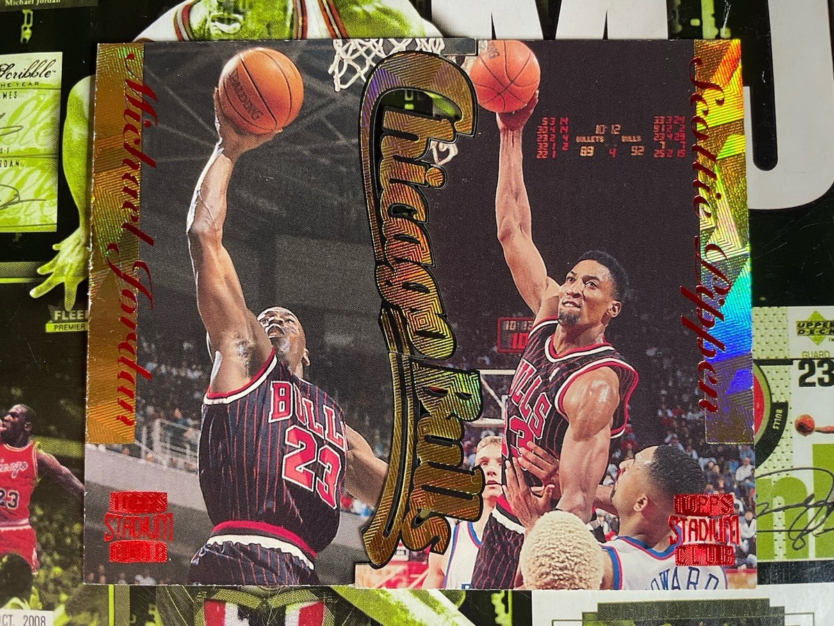 1996-97 Stadium Club Fusion Michael Jordan #F1 Scottie Pippen #F9