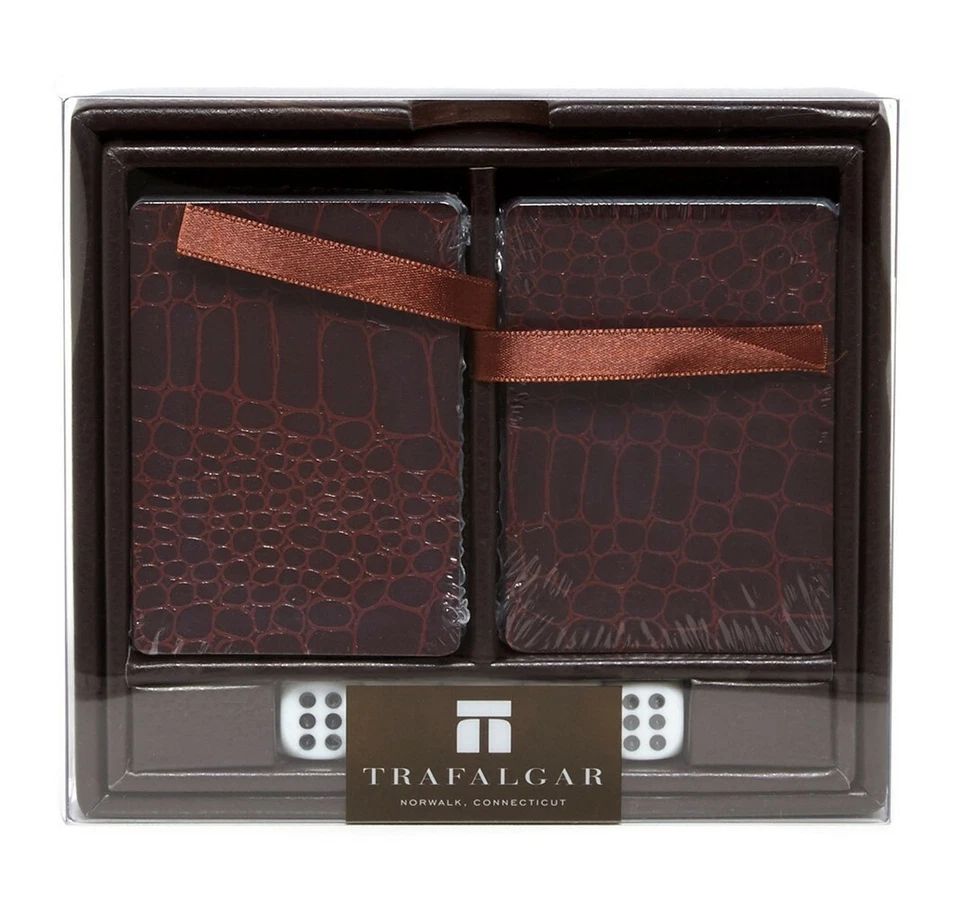 Trafalgar Card Set In Brown 127934 - Image 2 of 2