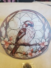  ACRYLIC~ BIRD -WREN~ SUN CATCHER~  ~5.9 INCH ~ CHAIN INCL