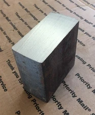  2 X 4 X 4" THICK BLOCK Steel Bar Target Plate Blacksmith Bench Hammer Plate