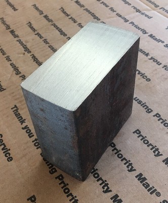 2 X 4 X 5'' THICK BLOCK Steel Bar Target Plate Blacksmith Bench Hammer Plate