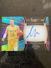 2018-19 Panini Select Signatures MORITZ WAGNER Tie-Dye Prizm Rookie Auto SP #/25