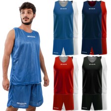 Givova Kit Double Basketball Wende Herren Trainings Set Trikot + Shorts KITB03