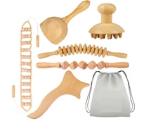 6-in-1 Wood Therapy Massage Tools –Wood Therapy Tools for Body Contouring and