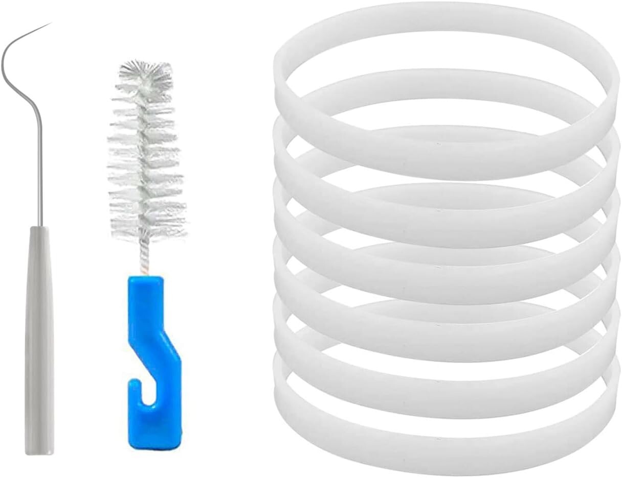 6 Pack Rubber Gaskets Seal 3.94 Inch for Nutri Ninja Blender