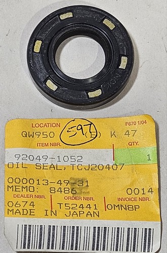 Genuine Kawasaki Crankcase Oil Seals - Part #92049-7022/7010 For FH601D, FH721D, FH770D Engines - Made In Japan