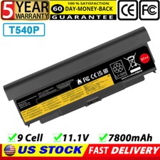 Battery for Lenovo ThinkPad T440P T540P W540 W541 L440 L540 Series 9Cell 7800mAh