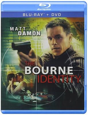 BOURNE IDENTITY (Blu-ray/DVD, 2010) Matt Damon NEW Factory Sealed, Free Shipping