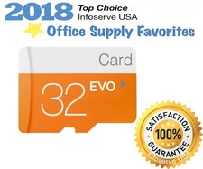 Micro SD 32GB Class 10 TF Flash Memory Card for Cell Phone Camera Ship USA 