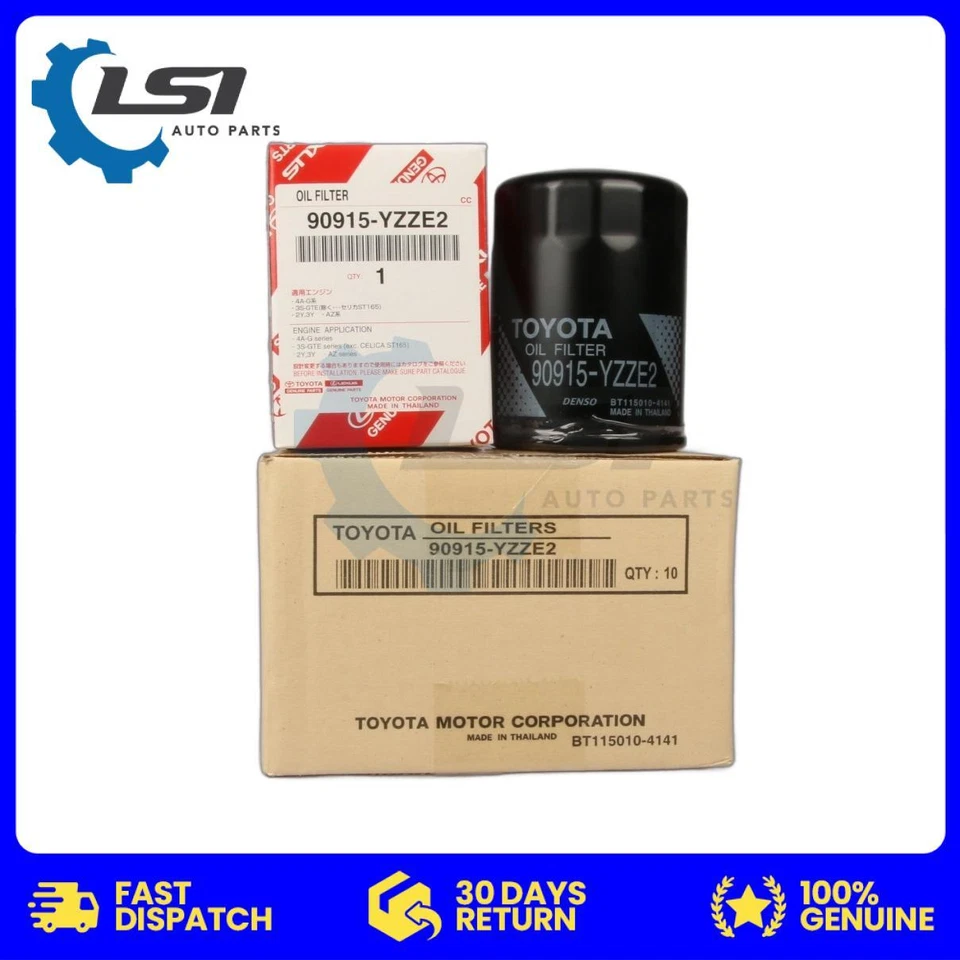 Toyota Genuine Oil Filter 90915-YZZE2 x10 Aus ref: Z432 - Image 3 of 4
