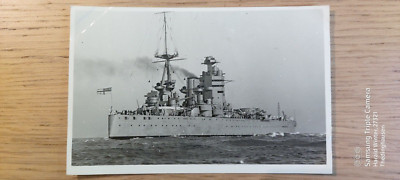 Postcard Naval Ship Battleship HMS Rodney ungel _