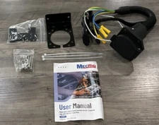 Multi-Tow 4-Way Flat to 7-Way RV Blade & 4-Way Flat Trailer Wiring Adapter Kit