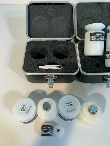ONE (1) SET of Rice Lake CLASS 0 Precision Calibration Weights 2x-200g & 1x-10g - Picture 3 of 8