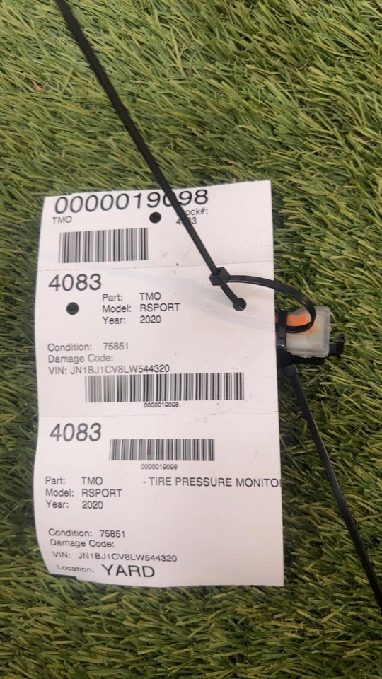 ✅ Monitor de presión de neumáticos Nissan Rogue Sport 2020 OEM Foto 3 de 3