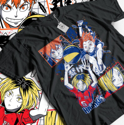 Haikyuu T-shirt Volleyball Kuroo Tetsurou Kozume Kenma Anime Gift Shirt All Size