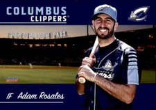 2018 Columbus Clippers Choice #28 Adam Rosales Chicago Illinois IL Baseball Card