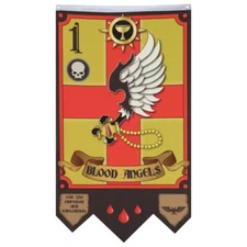 Blood Angels 1st Co. flag banner 30x50inch Home Garden Party Decoration