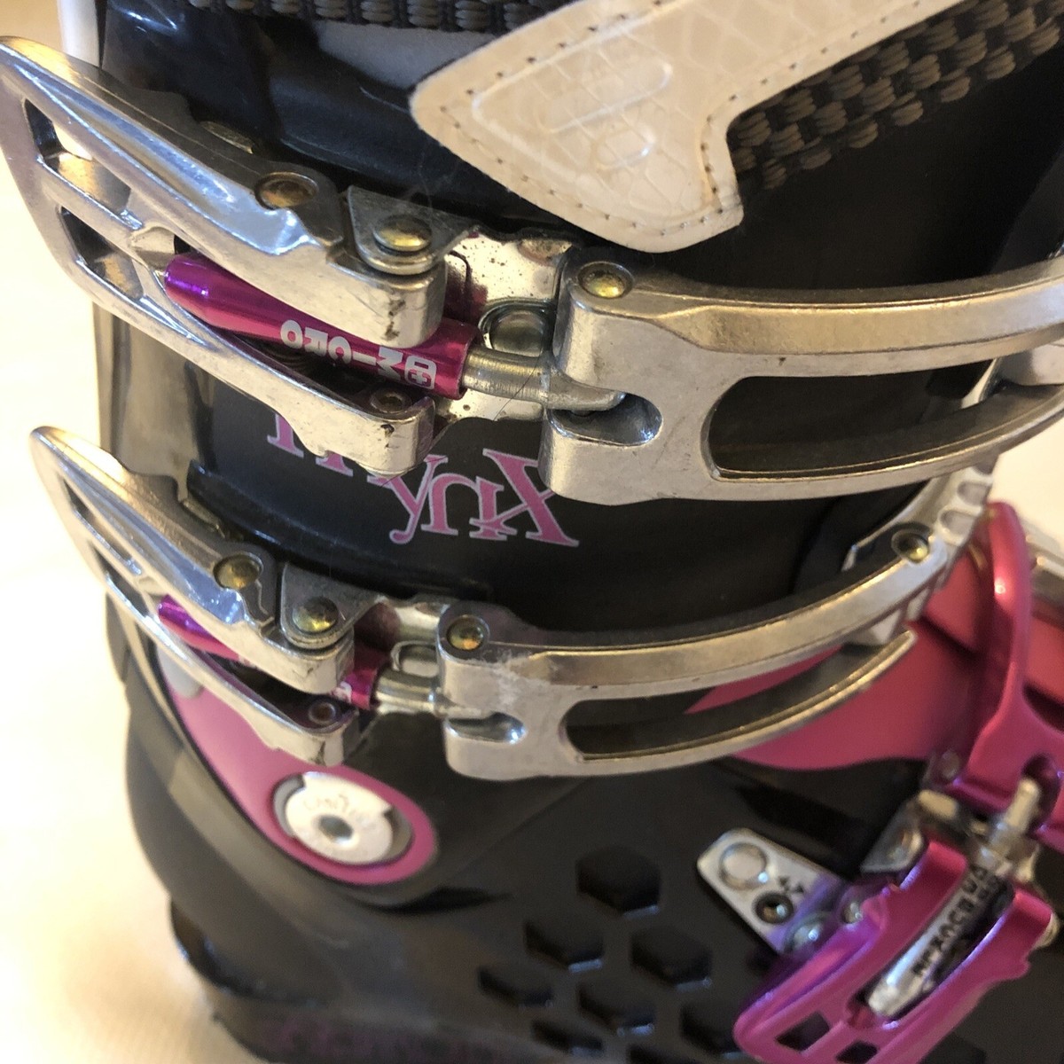 WOMENS SALOMON MYNX FLEX 75 SKI BOOTS SIZE 25.0 ( US 7 1/2 ) | eBay