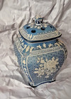 Antique Porcelain Blue & White Incense Burner Vintage 5.5 Inch — photo 1