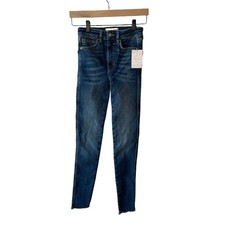 Free People Size 27 Stretch Raw Hem Skinny Jeans- New