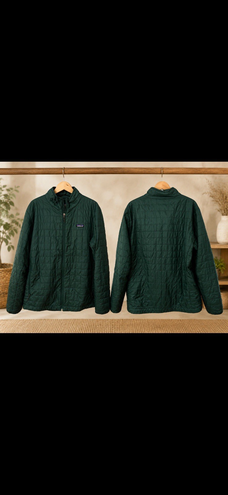 Patagonia Nano Puff Men's Green Jacket. Size XXL