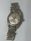 Vintage Omega Seamaster Automatic Date Men's Watch Gold Tone For Repair