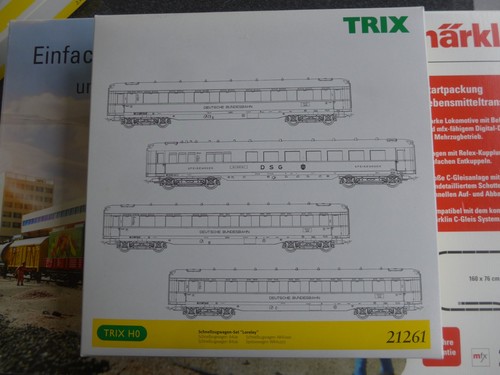 Trix H0 21261 Schürzenwagen Set Loreley | Condition: Gebraucht