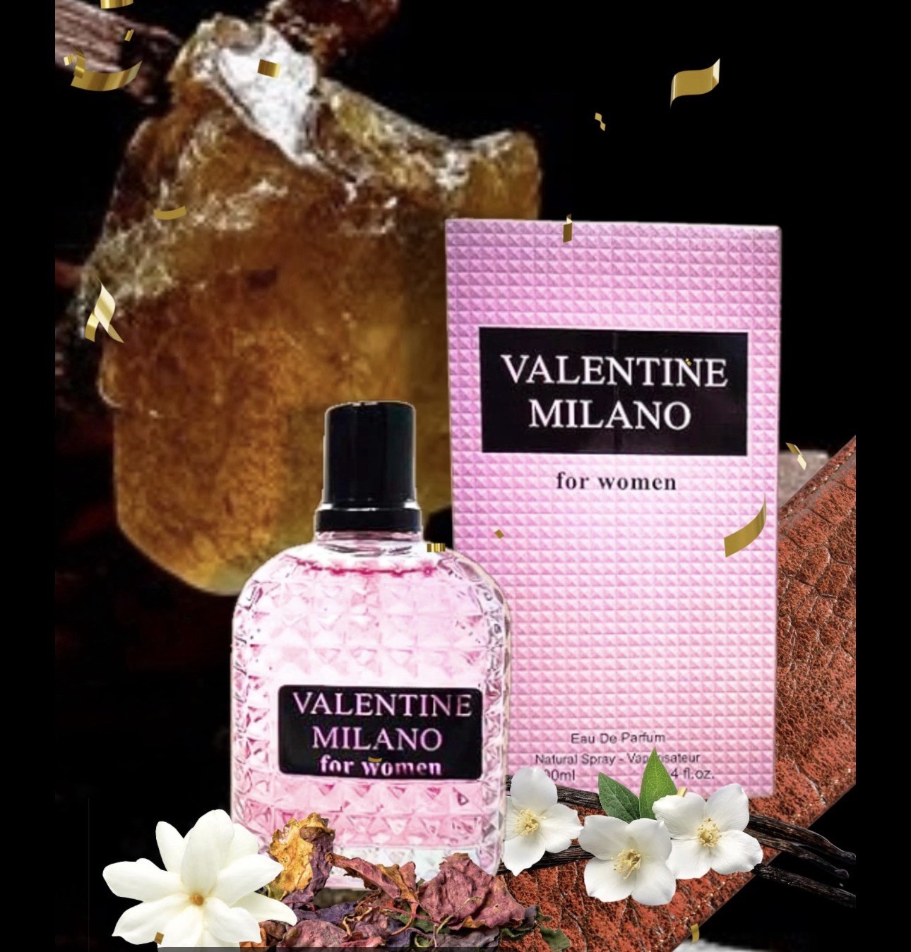Valentine Milano for Women Eau de Parfum Spray 3.4 fl oz Regular Size Fragrance