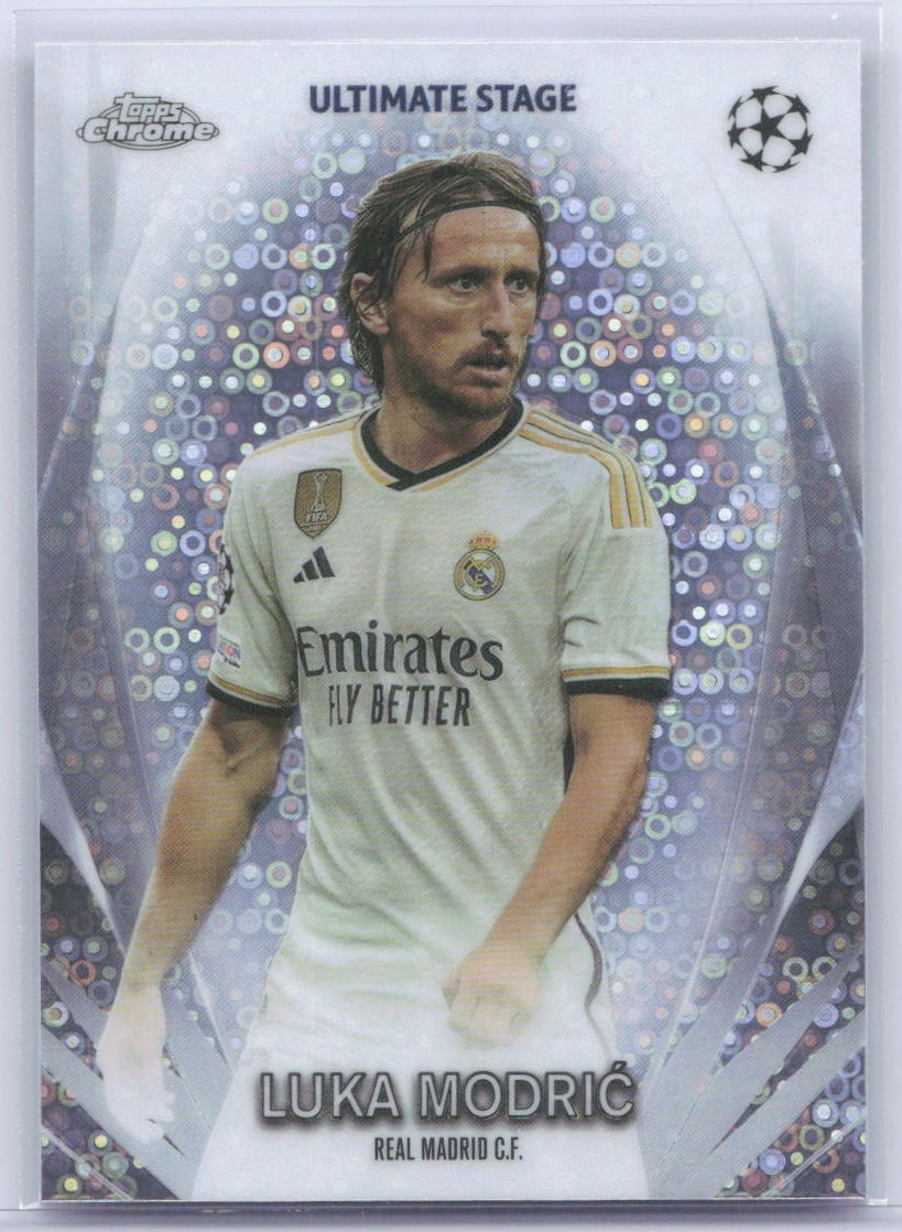 2023-24 TOPPS CHROME LUKA MODRIC ULTIMATE STAGE #USC40 REAL MADRID