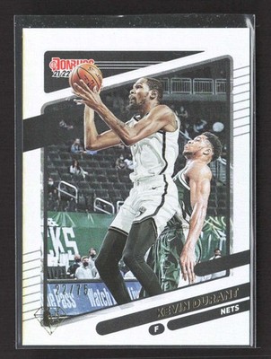 2021-22 Donruss Kevin Durant #8 75th Anniversary /75 Brooklyn Nets TV3650
