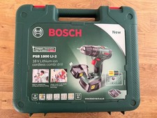 Bosch PSB 1800 Li-2 Cordless Combi Drill with Battery Case