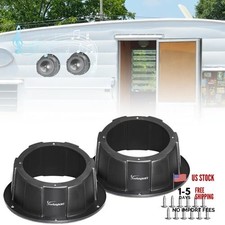 2PCS 6.5 Inch Speaker Pods Universal Angled Surface Mount Speaker Boxes