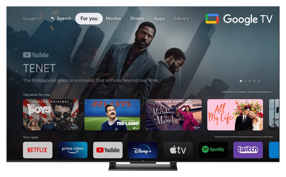 TCL Fernseher 65QLED870 65 Zoll 4K Ultra HD QLED TV #15526158 - Bild 3 von 4