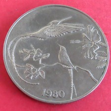 JAMAICA 1980 HUMMINGBIRDS $10