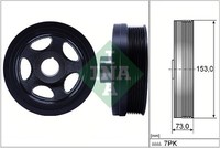 Ina 544 0183 10 Riemenscheibe, Kurbelwelle FüR MERCEDES-BENZ