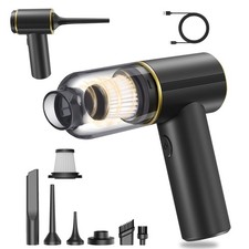 Portable Car Vacuum Cleaner High Power 12000PA,6 in 1 Hand Held Vacuum Cordle...
