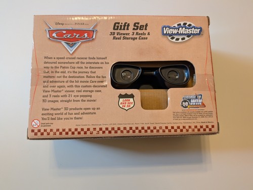 Sealed Disney's Cars Lightning McQueen View-Master Viewer Giftset 3 Reels & Case - Picture 4 of 7